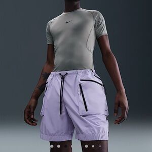 Men's NWT $135 Nike Tech Super Lightweight Shorts HJ2946-515 Purple Size L